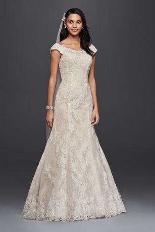 Off Shoulder Lace Wedding Dress